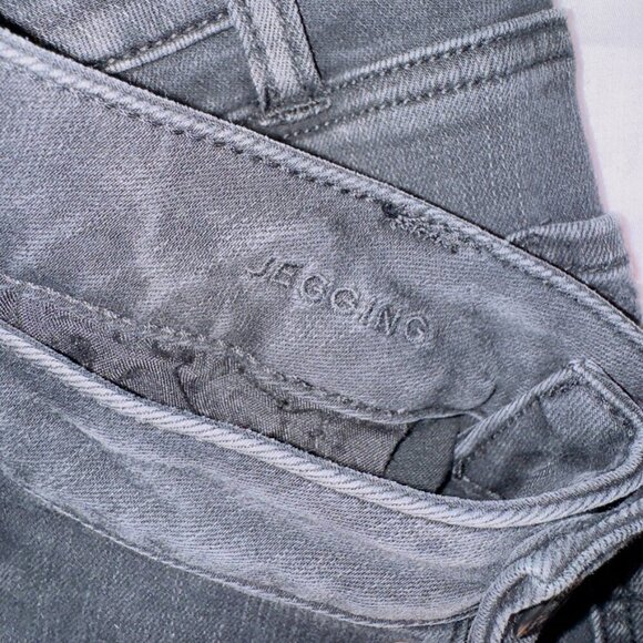 American Eagle Black Wash Denim Next Level Stretch Mid Rise Jegging Jeans - Picture 6 of 7